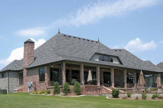 Exterior - Rear Elevation for Cottage House Plan #11-279 - 4 bed, 3.5 bath