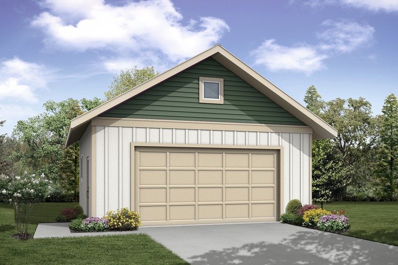 House Blueprint - Craftsman Exterior - Front Elevation Plan #124-1421