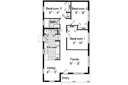 Ranch Style House Plan - 3 Beds 1 Baths 996 Sq/Ft Plan #417-102 