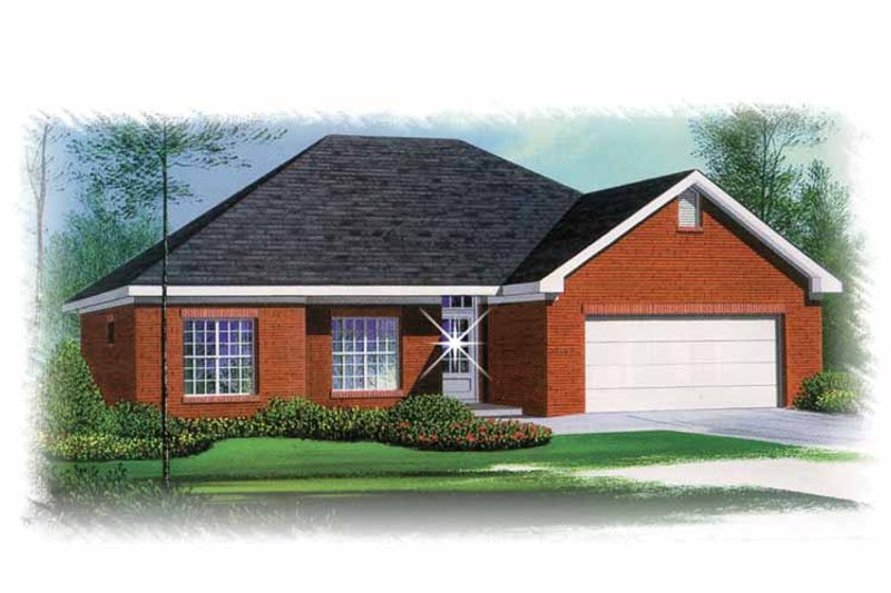 House Plan Design - Ranch Exterior - Front Elevation Plan #15-353