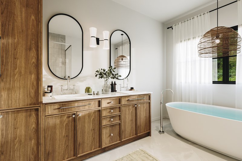 Architectural House Design - Interior - Master Bathroom for Country House Plan #23-2804 - 4 bed, 1.5 bath