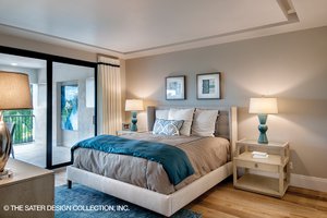 Interior - Bedroom 2 for Mediterranean House Plan #930-449 - 3 bed, 3.5 bath