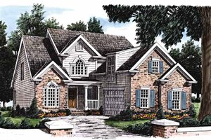Traditional Exterior - Front Elevation Plan #927-207
