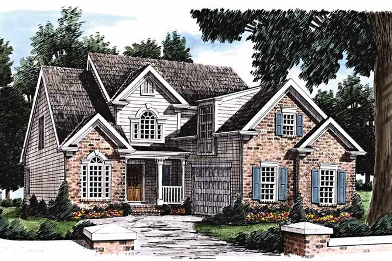House Plan Design - Traditional Exterior - Front Elevation Plan #927-207