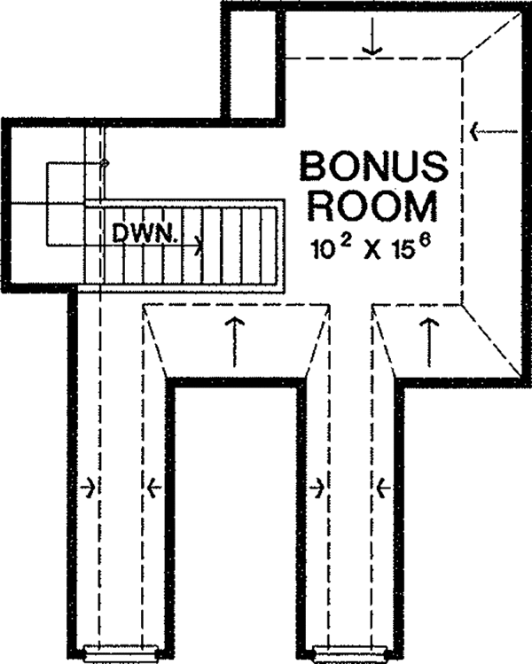 Architectural House Design - Country Floor Plan - Upper Floor Plan #472-269