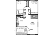 Country Style House Plan - 2 Beds 1 Baths 770 Sq/Ft Plan #60-660 