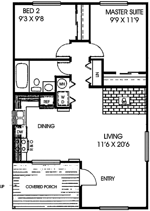 Dream House Plan - Country Floor Plan - Main Floor Plan #60-660