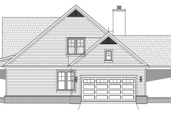 Exterior - Other Elevation 1 for Country House Plan #932-276 - 3 bed, 2 bath