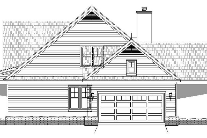 Dream House Plan - Exterior - Other Elevation 1 for Country House Plan #932-276 - 3 bed, 2 bath