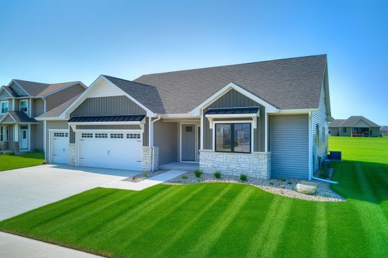 Exterior - Front Elevation 4 for Farmhouse House Plan #20-2547 - 3 bed, 2.5 bath