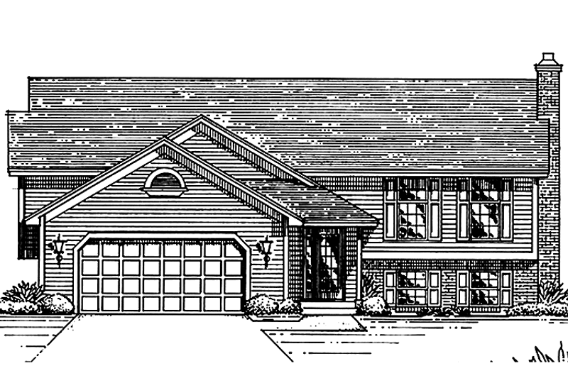 Home Plan - Exterior - Front Elevation 3 for Colonial House Plan #51-798 - 3 bed, 2 bath