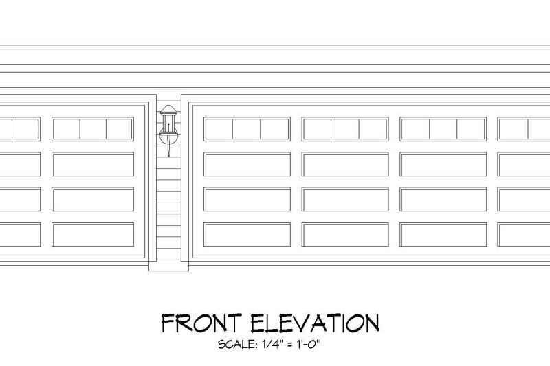 Dream House Plan - Exterior - Front Elevation 3 for Traditional House Plan #932-487, 0 bath