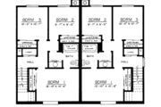 Southern Style House Plan - 3 Beds 1.5 Baths 2594 Sq/Ft Plan #303-158 