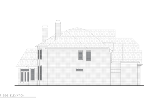 Exterior - Other Elevation 2 for Traditional House Plan #54-704 - 5 bed, 4 bath