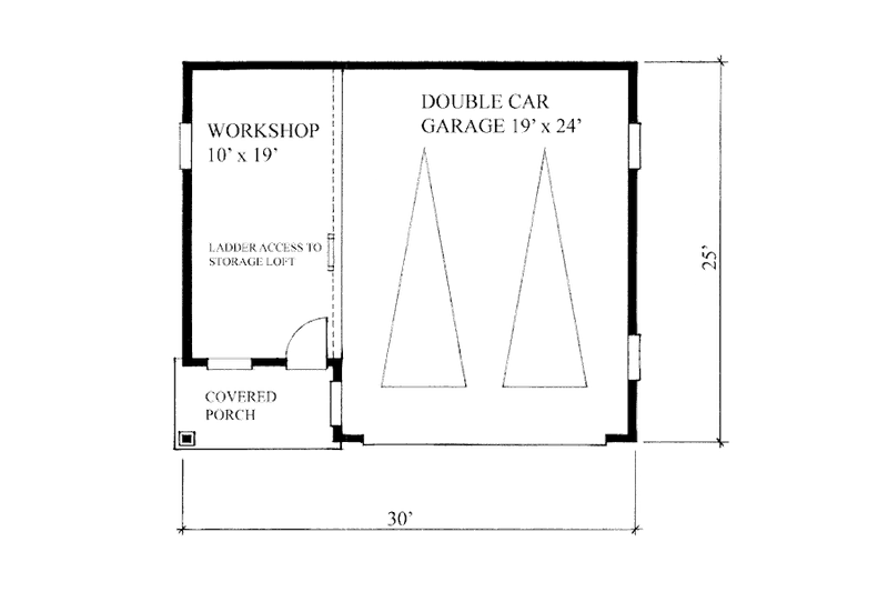 Home Plan - Floor Plan - Main Floor for Traditional House Plan #118-117, 0 bath