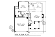 Country Style House Plan - 3 Beds 2.5 Baths 1556 Sq/Ft Plan #70-267 
