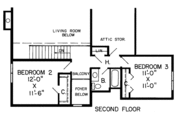 Traditional Style House Plan - 3 Beds 2.5 Baths 1775 Sq/Ft Plan #312-254 
