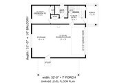 Contemporary Style House Plan - 3 Beds 2 Baths 1559 Sq/Ft Plan #932-1032 