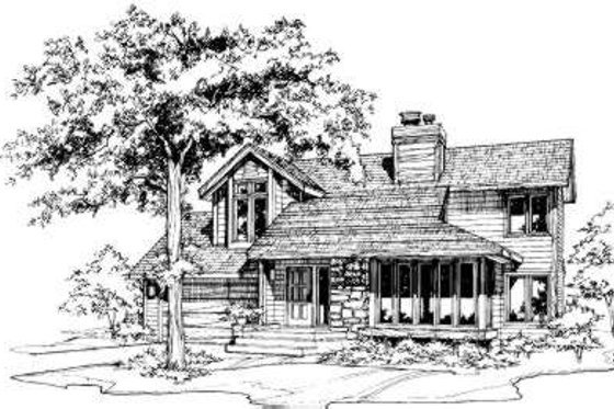 Exterior - Other Elevation for Modern House Plan #320-126 - 3 bed, 2.5 bath