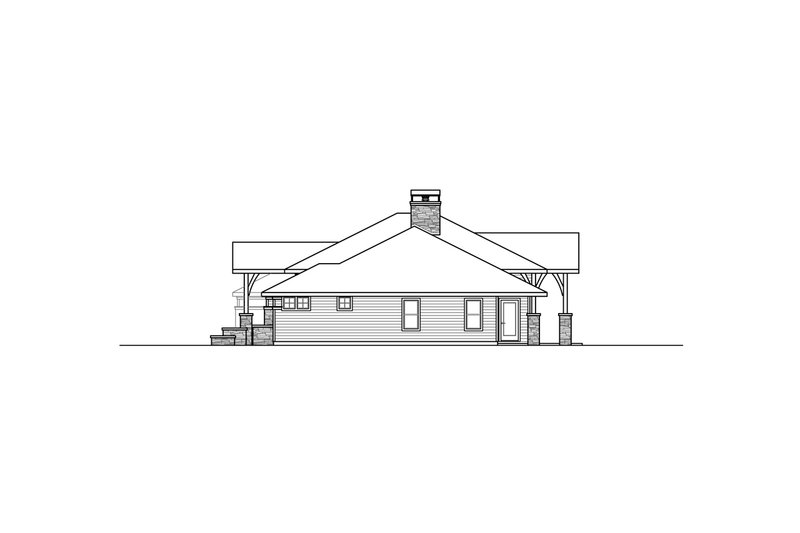 Home Plan - Exterior - Other Elevation 1 for Contemporary House Plan #124-1127 - 3 bed, 3.5 bath