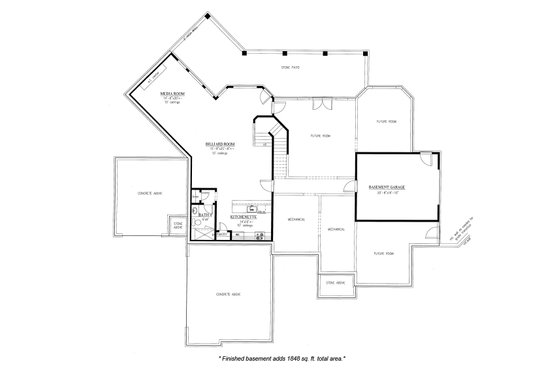 Floor Plan - Other Floor for Traditional House Plan #437-86 - 4 bed, 3.5 bath
