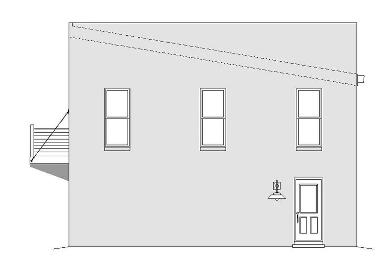 Dream House Plan - Exterior - Other Elevation 1 for Contemporary House Plan #932-293 - 2 bed, 1 bath