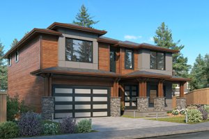 Exterior - Other Elevation for Contemporary House Plan #1066-210 - 5 bed, 3 bath