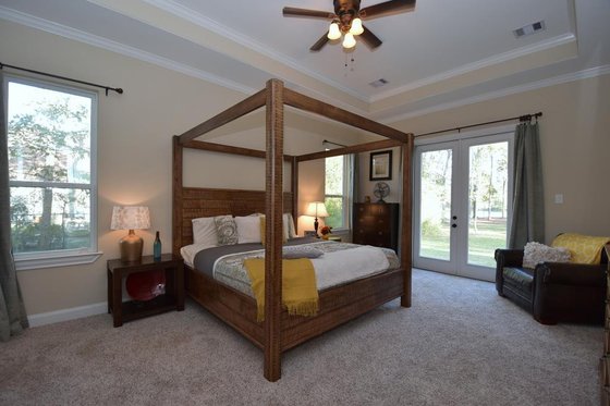 Interior - Master Bedroom for Craftsman House Plan #119-367 - 3 bed, 3.5 bath