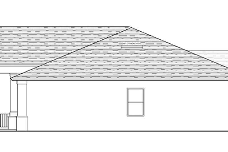 Dream House Plan - Exterior - Other Elevation for Traditional House Plan #1058-117 - 3 bed, 2 bath