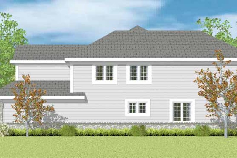 Dream House Plan - Classical Exterior - Other Elevation Plan #72-1089