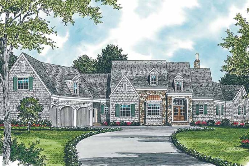 Home Plan - Country Exterior - Front Elevation Plan #453-236
