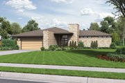 Contemporary Style House Plan - 3 Beds 2.5 Baths 2159 Sq/Ft Plan #48-916 