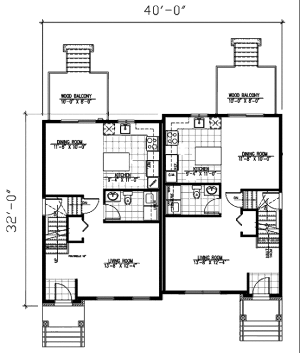 Architectural House Design - Traditional Floor Plan - Main Floor Plan #138-238