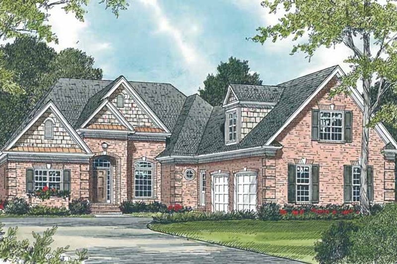Architectural House Design - Country Exterior - Front Elevation Plan #453-260
