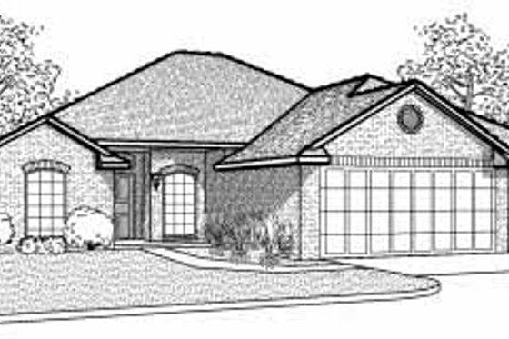 Exterior - Front Elevation for Traditional House Plan #65-367 - 3 bed, 2 bath