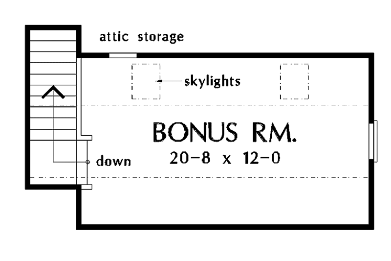 Home Plan - Floor Plan - Other Floor for Country House Plan #929-382 - 3 bed, 2 bath