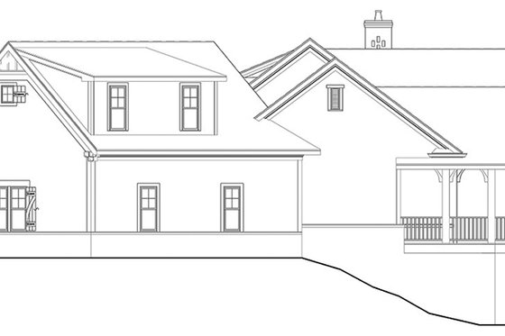 Exterior - Other Elevation for Craftsman House Plan #119-426 - 3 bed, 3.5 bath