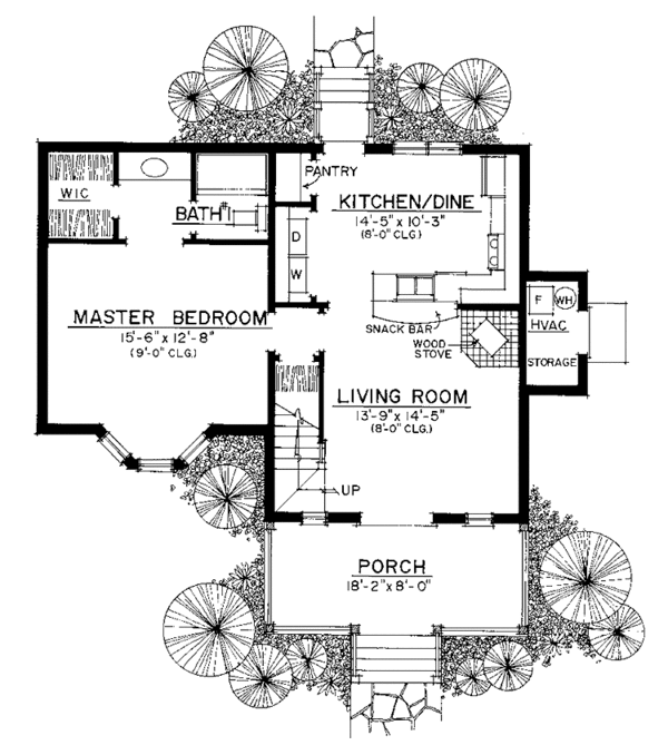Home Plan - Craftsman Floor Plan - Main Floor Plan #1016-52