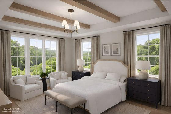 Interior - Master Bedroom for Traditional House Plan #927-1046 - 4 bed, 4.5 bath