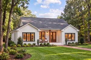 House Blueprint - Exterior - Front Elevation for Farmhouse House Plan #430-446 - 3 bed, 2 bath