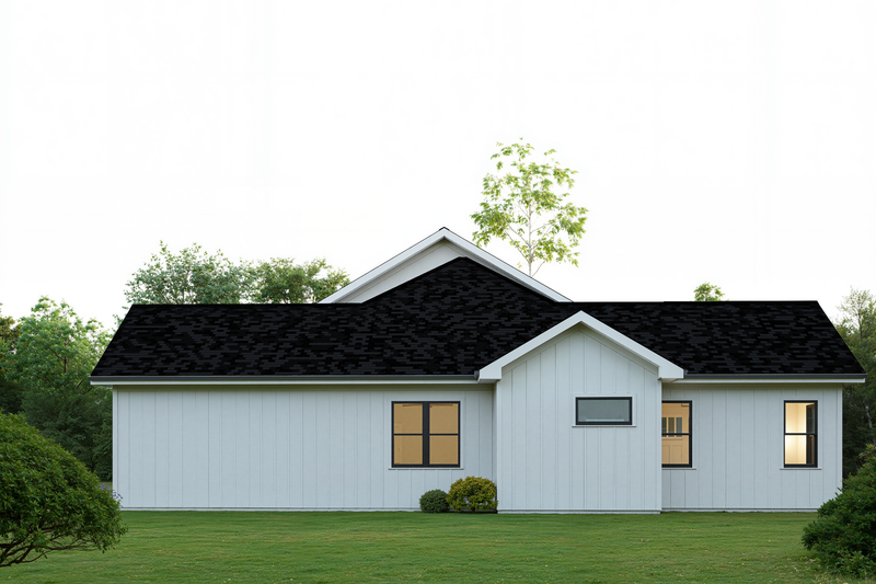Architectural House Design - Exterior - Other Elevation 2 for Farmhouse House Plan #1112-19 - 4 bed, 3.5 bath