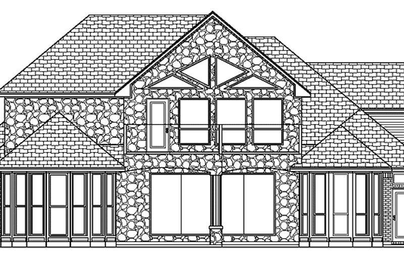Dream House Plan - Exterior - Rear Elevation for Mediterranean House Plan #84-713 - 3 bed, 3.5 bath