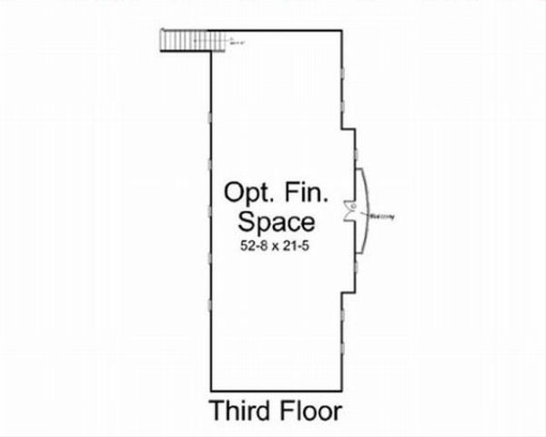 European Floor Plan - Other Floor Plan #119-188