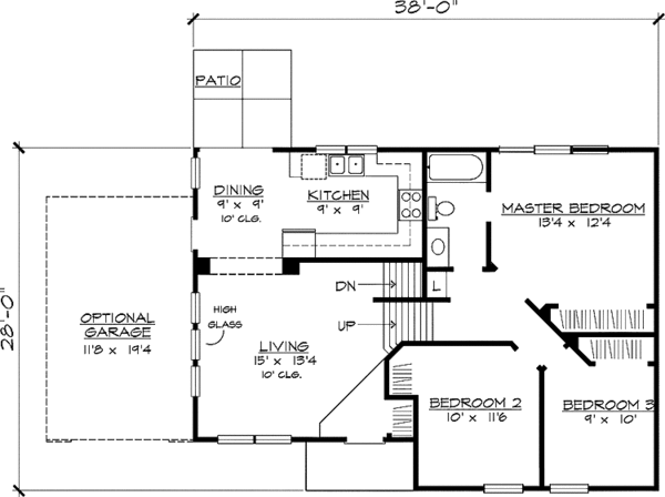 House Design - Contemporary Floor Plan - Main Floor Plan #320-553