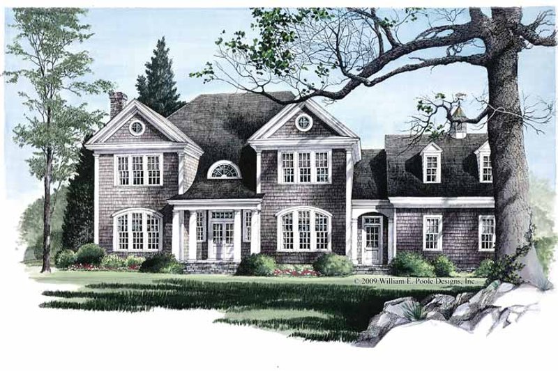 Home Plan - Colonial Exterior - Front Elevation Plan #137-304