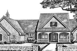 Southern Exterior - Front Elevation Plan #310-263