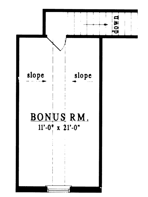 House Plan Design - Country Floor Plan - Upper Floor Plan #42-579