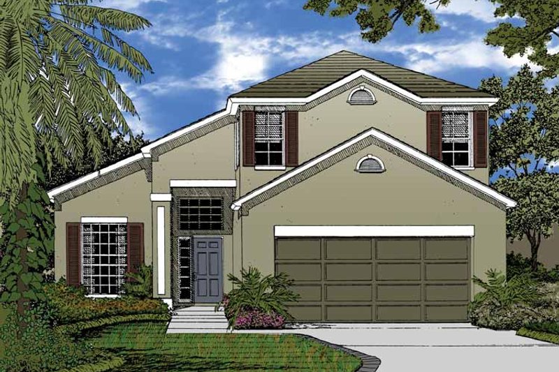 House Plan Design - Country Exterior - Front Elevation Plan #1015-44