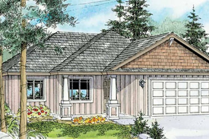 Home Plan - Craftsman Exterior - Front Elevation Plan #124-775