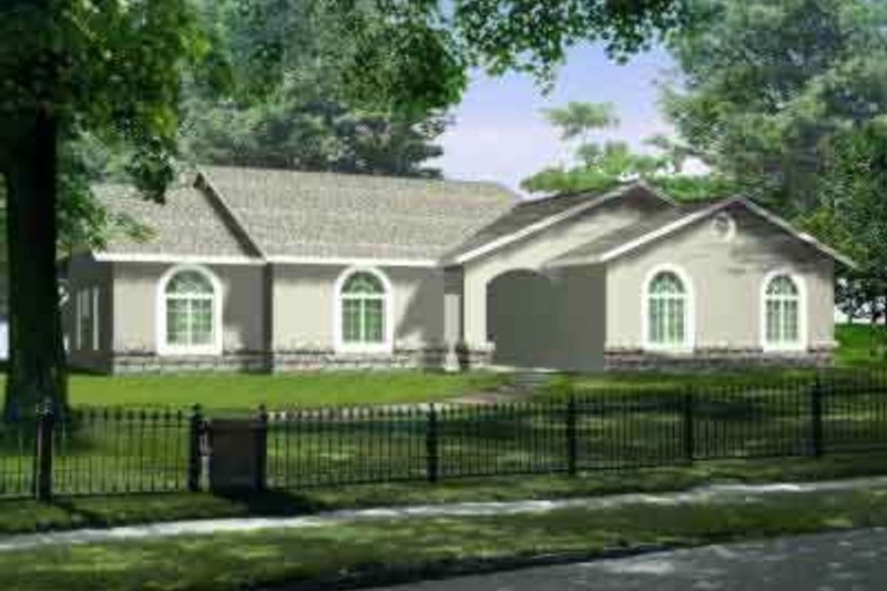 Dream House Plan - Colonial Exterior - Front Elevation Plan #1-1422